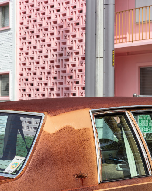 
     <i>Rusted Car (from the Floridas series)</i>, 
     2020<br />
     Archival pigment print, 
      100 x 80 cm<br />
     