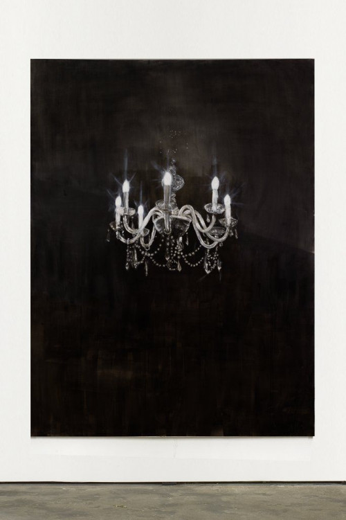 
     <i>Chandelier 7</i>, 
     2013<br />
     Oil paint on canvas, 
      240 x 180 cm<br />
     
