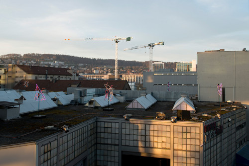 
     <i>Installation view, Maag Music Hall, Zurich, Switzerland, 2014</i>, 
     <br />
      
     <br />
     