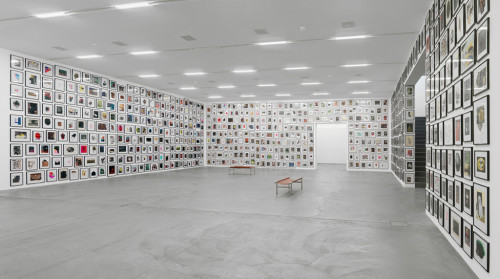 
     <i>You, Can You Recommend Your Psychiatrist?</i>, 
     2007<br />
     1001 individual paperworks, 
      dimesions variable<br />
     Installation view, Migros Museum, Zurich, Switzerland, 2014