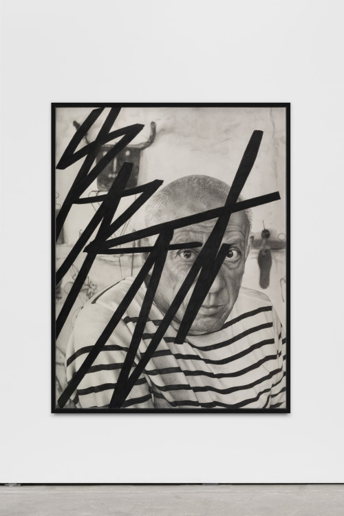 
     <i>Killing Pablo #10(B)</i>, 
     2015<br />
     pencil on paper, 
      150 x 115 cm<br />
     