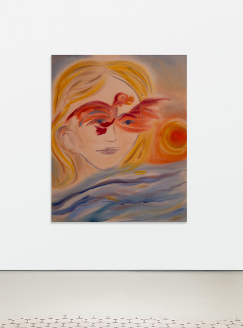 
     <i>River Phoenix</i>, 
     2020<br />
     acrylic on canvas, 
      160 x 130 cm<br />
     
