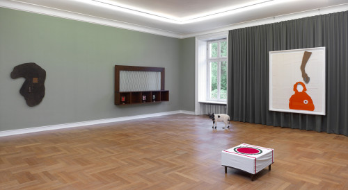 
     <i>homey</i>, 
     works from 1981-2013<br />
      
     <br />
     Installation View Museum Morsbroich / Leverkusen, Germany, 2013