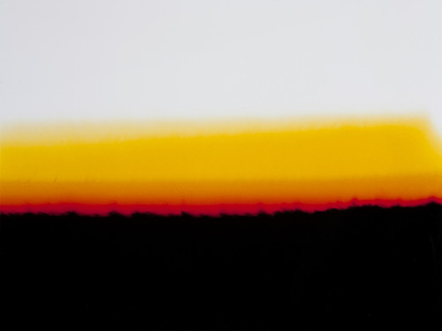 
     <i>Landschafts-Epiphanie</i>, 
     1972/1987<br />
     Cibachrome colorprint transparency in lightbox plus framed filmstrip, 
      80 x 100 x 10 cm<br />
     
