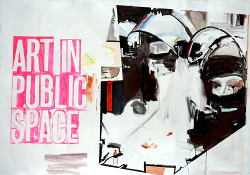 
     <i>Art in Public Space</i>, 
     2015<br />
     acrylic on canvas, 
      140 x 200 cm<br />
     