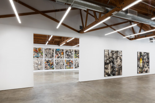 
     <i>Installation view 'Paintings have Feelings too', Nino Mier Gallery, Los Angeles, 2020</i>, 
     <br />
      
     <br />
     