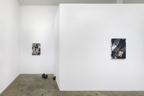 
      
     <br />
      
     <br />
     Installation view rooted in folds, Sargent's Daughters, New York, USA, 2022