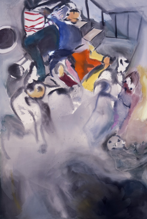 
     <i>Albatross</i>, 
     2006<br />
     acrylic on canvas, 
      300 x 200 cm<br />
     