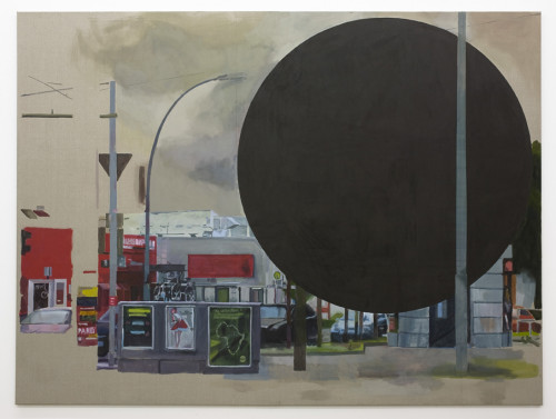 
     <i>Black hole</i>, 
     2010<br />
     Gouache ink on canvas, 
     <br />
     