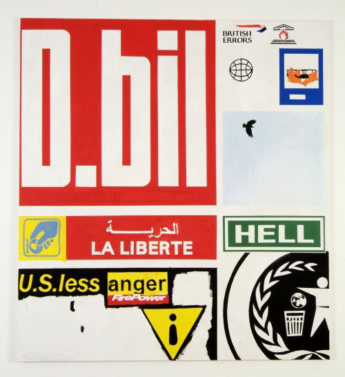 <i>D.bil</i>, 2007<br />acrylic on canvas, 220 x 200 cm<br />