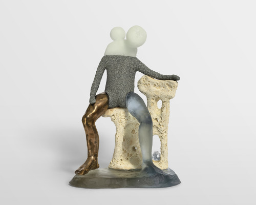 MARION VERBOOM<br /><i>Soma 1</i>, 2024<br />Ceramic and crystall, 30 x 27 x 40 cm | 11 3/4 x 10 3/4 x 15 3/4 in<br />