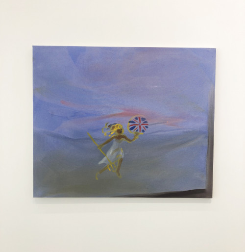 SOPHIE VON HELLERMANN<br /><i>Midsummer Night's Dream</i>, 2019<br />acrylic on nettle, 76 x 92 cm<br />