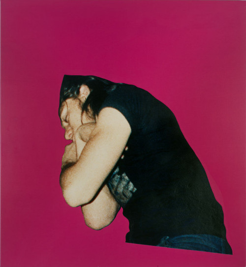 STEVEN SHEARER<br /><i>Sleeper</i>, 2007<br />photolaminate, acrylic on canvas, 137 x 128 cm<br />