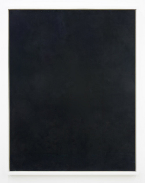 <i>Reflektion über das Licht</i>, 2009<br />soot on wood, 156 x 123 x 6 cm<br />