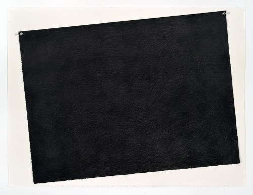 <i>Paper (black)</i>, 2018<br />pencil on paper, 55.88 x 76.2 cm<br />