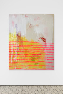 JENNY BROSINSKI<br /><i>But something 'bout it still feels strange</i>, 2022<br />Oil on canvas, 162 x 132 cm 63 12/16 x 51 15/16 ins<br />