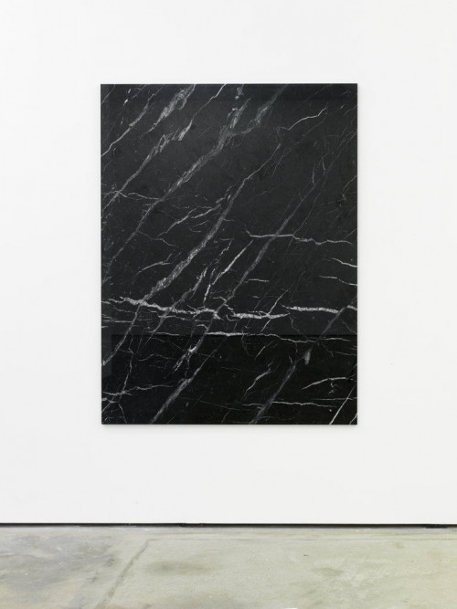<i>Von den Steinen zu den Sternen</i>, 2011<br />black marble, 174 x 128 cm<br />