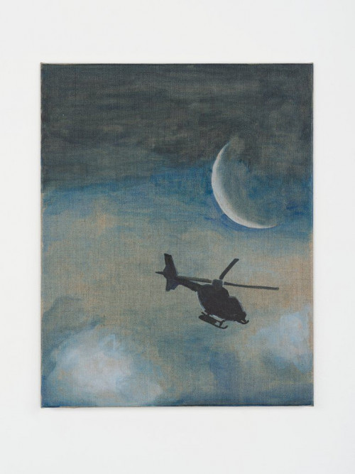 <i>Aid</i>, 2013<br />Aquarell on canvas, 50 x 40 cm<br />