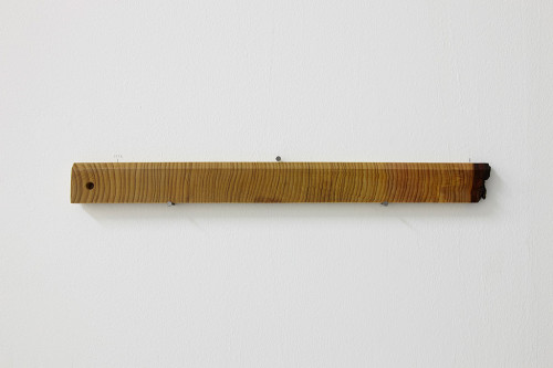 <i>entenary Ruler</i>, 2014<br />wood, 5 x 51.6 x 2 cm<br />