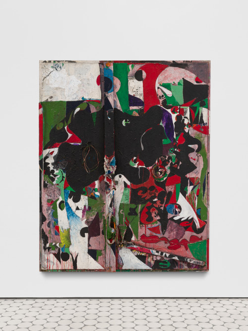 <i>Variations of a Poem II</i>, 1963-70<br />oil, acrylic and mixed media on canvas, 206 x 166 x 15 cm<br />Photo credit: Trevor Good