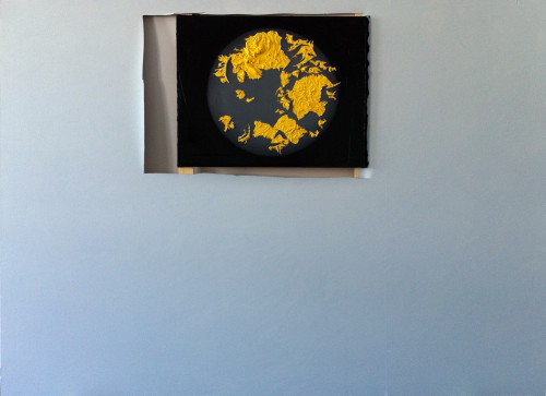 WILHELM SASNAL<br /><i>The Sun</i>, 2011<br />oil on canvas, 160 x 220 cm<br />