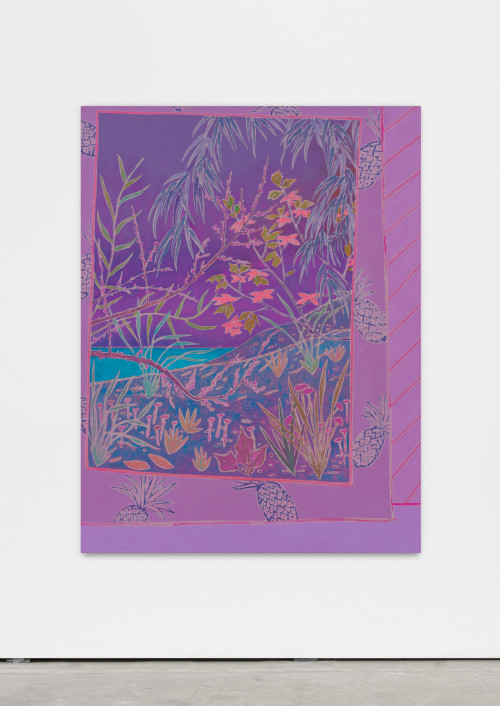 JOHN MCALLISTER<br /><i>sea shines softly</i>, 2016<br />oil on canvas, 150 x 114 cm<br />