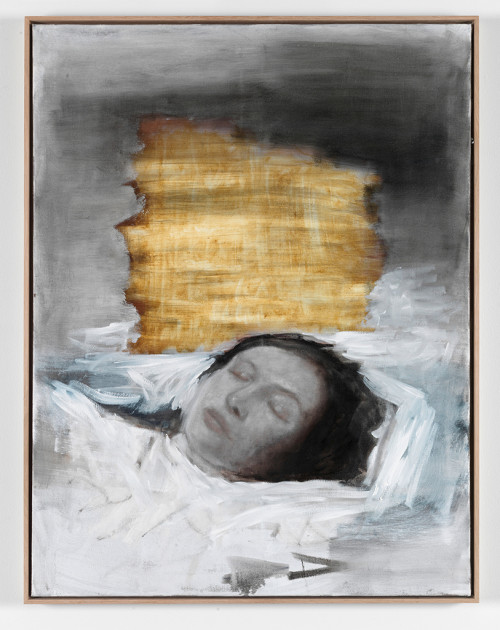 <i>Liegende</i>, 2011<br />oil paint on canvas, 105 x 80 cm<br />