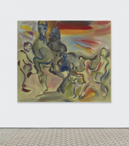 <i>Kaiserschmarrn</i>, 2024<br />Acrylic paint on canvas, 140 x 160 cm<br />