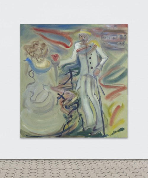 <i>Rosenkavalier</i>, 2022<br />Acrylic on canvas, 200 x 190 cm<br />