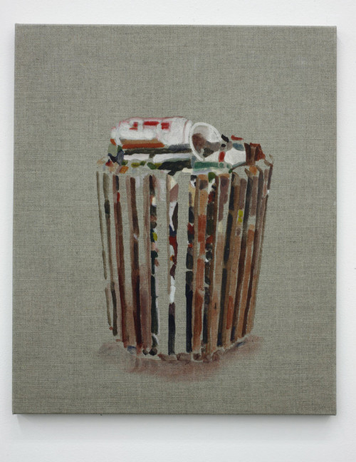<i>full trash</i>, 2010<br />watercolour, 60 x 50 cm<br />