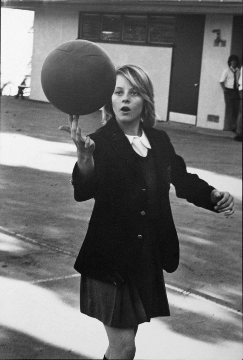 <i>Jody Foster Lycee Francaise age 14</i>, 1976<br />vintage photo, 24 x 17 cm<br />