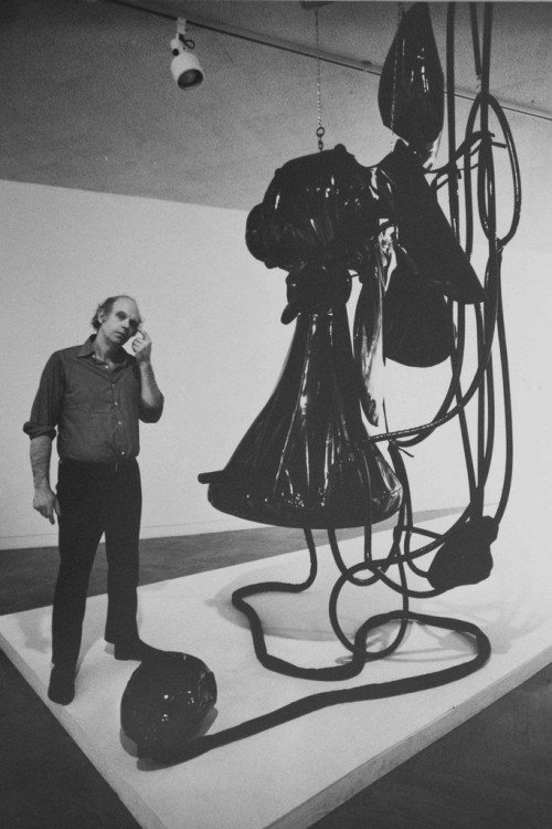 <i>Claes Oldenburg soft telephone</i>, 1972<br />vintage photo, 22 x 15 cm<br />