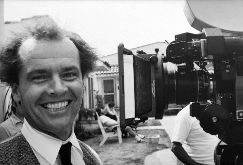 <i>Jack Nicholson on set</i>, 1975<br />vintage photo, 17 x 24 cm<br />