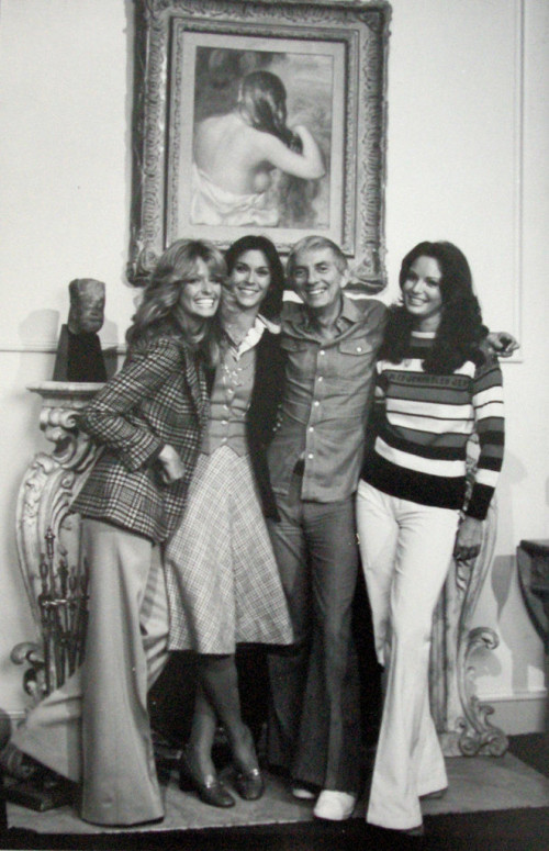 <i>Charley's Angels with Aaron Spelling</i>, 1979<br />vintage photo, 25 x 18 cm<br />