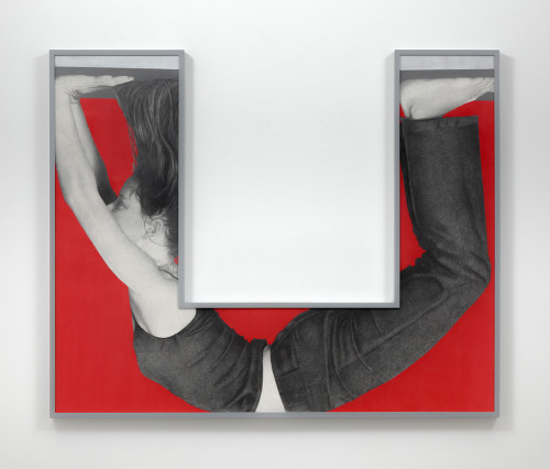 <i>Prahaar</i>, 2014<br />pencil and enamel on paper with shaped frame, 130 x 161 cm<br />