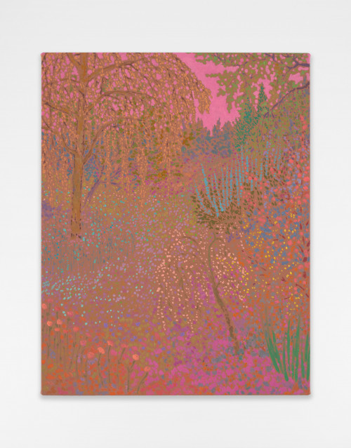 JOHN MCALLISTER<br /><i>alit serene sparkling</i>, 2020<br />Oil on canvas, 58 x 45 cm<br />